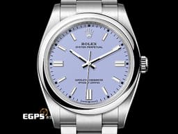 ROLEX 勞力士 Oyster Perpetual 36 蠔式恆動型 126000 <font color="#e0bbf2">最新款 薰衣草紫色面盤</font>&nbsp;OP36 不鏽鋼 大三針<font color="#FF0000">&nbsp;2025年保卡</font> 自動上鍊 36mm