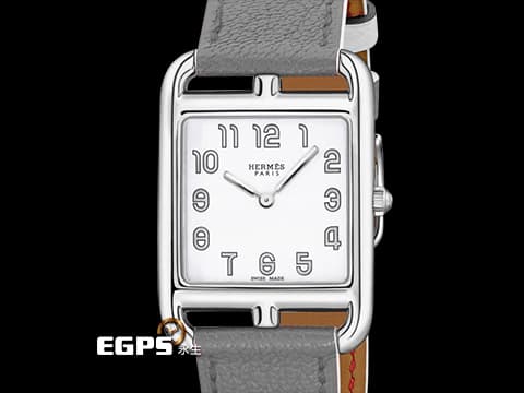 HERMES 愛馬仕 HEURE H 系列 CC3.710.130 不鏽鋼材質 H型錶殼  台灣公司貨  石英機芯 29mm