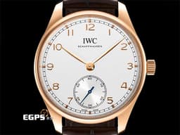 IWC 萬國錶 葡萄牙系列 IW358306 18K玫瑰金材質 <font color="#05f0f0">鍍銀面盤</font>&nbsp;<font color="#05f0f0">金質指針</font> <font color="#FF0000"> 2025年保卡 台灣公司貨&nbsp;</font>自動上鍊 40mm