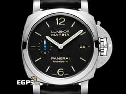 PANERAI 沛納海 Luminor Marina PAM2392 三日鍊 <font color="#09a0d3">藍色小秒針</font> PAM02392 <font color="#90ee90">經典夜光三明治面盤</font> 不鏽鋼 <font color="#FF0000"> 2020年台灣公司貨</font>&nbsp;自動上鍊 42mm