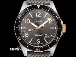 Glashutte Original 格拉蘇蒂 SeaQ Panorama Date 1-36-13-04-91-34 18K玫瑰金材質 半金款&nbsp;<font color="#0080FF">經典大日期窗</font><font color="#70cce1">&nbsp;</font><font color="#ff0000">2023年12月保卡</font>&nbsp;自動上鍊 43.2mm