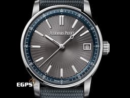 Audemars Piguet 愛彼 AP錶 CODE 11.59系列 15210ST.OO.A009KB.01 <font color="#f5f5f5">灰色同心圓漣漪紋飾面盤&nbsp;</font>大三針 不鏽鋼 <font color="#FF0000">2025年保單</font> 自動上鍊 41mm
