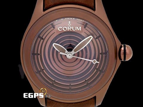 CORUM 崑崙 Heritage OP Art Series Bubble 巧克力面 泡泡錶 082.311.98 自動上鍊 全球限量350支 47mm