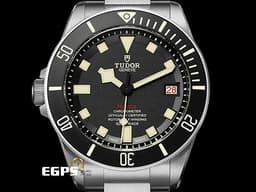 TUDOR 帝舵 PELAGOS LHD 鈦金屬材質 25610TNL 25610 黑色啞光陶瓷錶圈 鈦金屬材質 <font color=#ffff00>左冠錶</font> <font color=#FF0000>2024新式保單，帝舵自製機芯MT5612 附原廠橡膠錶帶</font> 自動上鍊 42mm