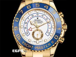 ROLEX 勞力士 Yacht-Master II 遊艇名仕型 116688 帆船 倒數計時 <font color="#f5dea8">18K黃金材質 全金大遊艇 賓士指針版本</font> <font color="#ff00ff">2024年停產錶款</font> <font color="#FF0000">2022年新式綠卡</font> 陶瓷錶圈 自動上鍊 44mm