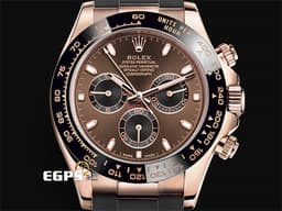 ROLEX 勞力士 Daytona 迪通拿 116515LN 陶瓷框 18K永恆玫瑰金材質&nbsp;<font color="#f8ae7c">巧克力色 熊貓面盤</font><font color="#FF0000"> 2019年保卡&nbsp;</font>自動上鍊 40mm