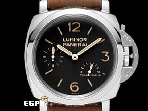 PANERAI 沛納海 Luminor PAM00423 PAM423 3日鍊 不鏽鋼材質 經典 菸草面 PAM423 三明治面盤 動能顯示  2017年保單 手上鍊 47mm