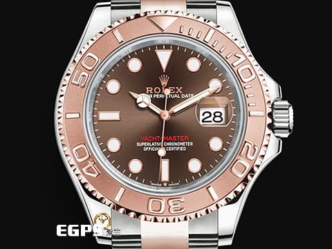 ROLEX 勞力士 Yacht-Master 遊艇名仕型 126621 巧克力色面盤 永恆玫瑰金 半金款 3235新機芯 2023年保單 自動上鍊 40mm