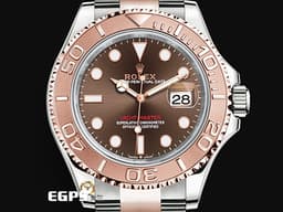 ROLEX 勞力士 Yacht-Master 40 蠔式 遊艇名仕型 126621&nbsp;<font color="#a6622b">巧克力色面盤</font>&nbsp;永恆玫瑰金 半金款&nbsp;<font color="#ff0000">2019年保卡</font> 自動上鍊 40mm