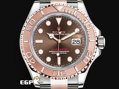 ROLEX 勞力士 Yacht-Master 40 蠔式 遊艇名仕型 126621&nbsp;巧克力色面盤&nbsp;永恆玫瑰金 半金款&nbsp;2019年保卡 自動上鍊 40mm