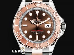 ROLEX 勞力士 Yacht-master 116621 遊艇名仕型 18K玫瑰金與不鏽鋼材質 半金款 <font color="#EA7500">巧克力色面盤</font> <font color="#FF0000">2018年12月</font><font color="#FF0000" style="font-size: 10pt;">保卡</font><span style="font-size: 10pt;">&nbsp;自動上鍊 40mm</span>