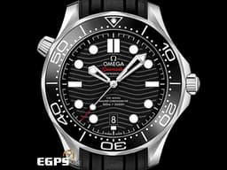 OMEGA 歐米茄 Seamaster 海馬系列 21032422001001 同軸擒縱  不鏽鋼材質&nbsp;<font color="#05f0f0">黑色橡膠錶帶海馬 黑海馬</font><font color="#FF0000"> 2019年保單 </font> 專業潛水錶300米防水 42mm