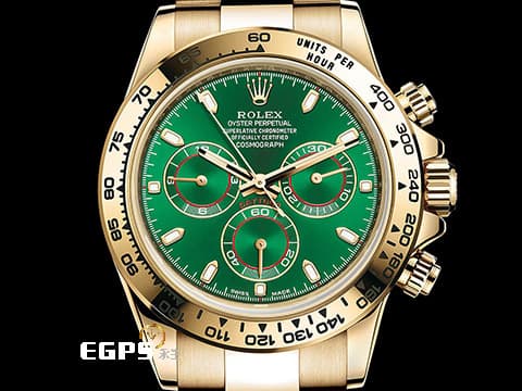 ROLEX 勞力士 Cosmograph Daytona 宇宙計時型 迪通拿 116508 綠金迪 綠油金&nbsp;2022年保單 計時碼錶 與眾不同 氣宇非凡 霸氣綠迪 錯過不再 18K黃金 賽車錶 自動上鍊 40mm