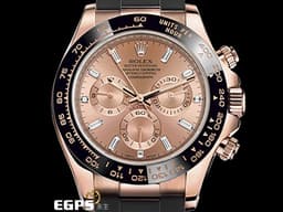 ROLEX 勞力士 Daytona 116515 迪通拿 永恆玫瑰金 陶瓷框 <font color=#FF0000> 2019年保單 絕版玫瑰金T鑽時標面盤</font> <font color=#FFFF33> 此錶歡迎各路錶友以 PP、AP、勞力士 來店交換，本店將以最高價評估～</font> 自動上鍊 40mm