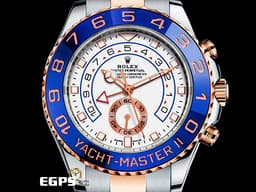 ROLEX 勞力士 Yacht-Master II 蠔式 遊艇名仕型 116681 <font color=#f3baa1>永恆玫瑰金 半金款 新款賓士指針</font> 帆船 倒數計時碼表 <font color=#FF0000>2018年台灣公司貨</font> 大遊艇 自動腕錶 44mm