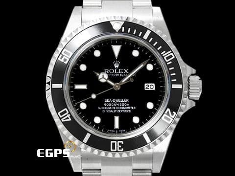 ROLEX 勞力士 Sea-Dweller 16600 蠔式 海使者 黑水鬼 不鏽鋼 排氦氣閥 台灣公司貨 配件齊全&nbsp; 潛水錶 自動上鍊 40mm
