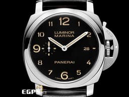 PANERAI 沛納海 Luminor Marina 1950 PAM359 PAM00359 三日鍊 不鏽鋼材質 <font color="#fdb058">菸草面三明治面盤 透明錶背</font> 自動上鏈 44mm