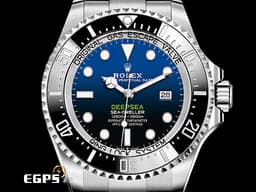 ROLEX 勞力士 Deepsea 深海使者 D-Blue 126660DB 水鬼王 126660 不鏽鋼材質 <font color=#70cce1>漸層藍黑面盤</font> <font color=#FF0000> 2018年保卡 保有部分膠膜 </font> 自動上鍊 44mm