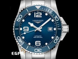 LONGINES 浪琴 Hydro Conquest 康卡斯 深海征服者 L37824966 浪鬼 <font color=#4169e1>藍色陶瓷錶圈 藍色面盤 藍水鬼</font> 不鏽鋼 <font color=#FF0000>2024年保單 台灣公司貨</font> 潛水錶 自動上鍊 43mm