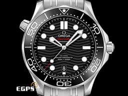 OMEGA 歐米茄 Seamaster Diver 300 海馬 21030422001001 <font color="#05f0f0">黑色陶瓷錶圈、波浪紋面盤</font> 不鏽鋼材質 同軸擒縱 <font color="#FF0000">2024年保卡</font> 排氦氣閥 潛水錶 自動上鍊 42mm