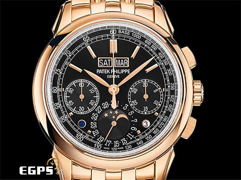 Patek philippe PP 百達翡麗 Complications 超複雜功能時計系列 5270/1R-001 18K玫瑰金材質 萬年曆腕錶 月相盈虧顯示 計時腕錶 2021年保單 僅試戴極新品 新錶參考訂價：7,716,000元&nbsp;手上鍊 41mm