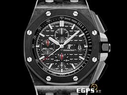 Audemars Piguet 愛彼 AP錶 Royal Oak Offshore 皇家橡樹 離岸型 26400AU.OO.A002CA.01 計時碼表 26400 AU <font color="#FF0000">ROO 絕版稀有鍛造炭材質</font>&nbsp;<font color="#ff0000">已回原廠換機芯完整保養 保固至2028年</font>&nbsp;自動上鍊 44mm