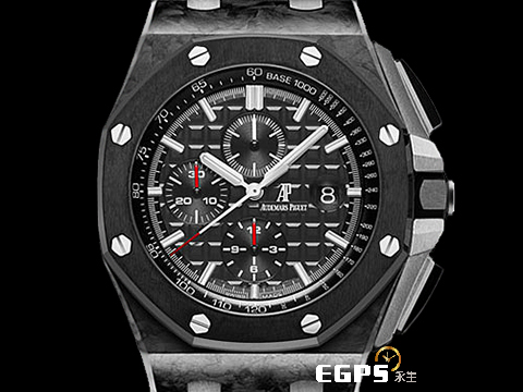 Audemars Piguet 愛彼 AP錶 Royal Oak Offshore 皇家橡樹 離岸型 26400AU.OO.A002CA.01 計時碼表 26400 AU ROO 絕版稀有鍛造炭材質&nbsp;已回原廠換機芯完整保養 保固至2028年&nbsp;自動上鍊 44mm