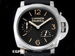 PANERAI 沛納海 Luminor Power Reserve PAM423 三日鍊 動能顯示 小秒針 <font color="#EA7500">經典三明治面盤  菸草色夜光時標</font> PAM00423 不鏽鋼 <font color="#FF0000">三日鍊 72小時動能顯示</font> 手上鍊 47mm