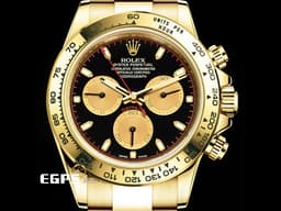 ROLEX 勞力士 Daytona 迪通拿 116508 計時碼表<font color="#FF0000"> 2019年保單 保羅紐曼面盤 </font> 經典黃黑配色面盤 <font color="#FFFF33"> 此錶歡迎各路錶友以RM、 PP、AP、勞力士 來店交換，本店將以最高價評估～</font> 黃K金材質 自動上鍊 40mm