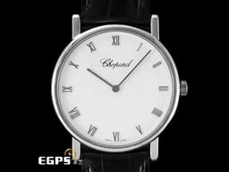 CHOPARD 蕭邦 Classique Homme 163154 <font color="#05f0f0">18K白金材質 白色面盤 超薄 羅馬數字時標</font>&nbsp;手動上鍊 33mm