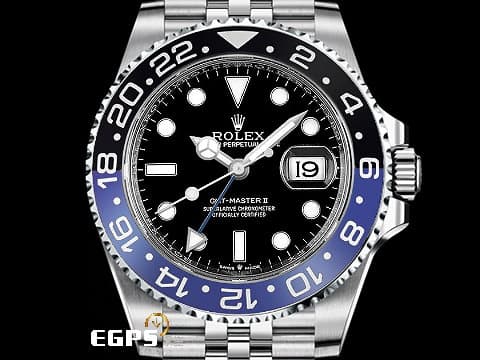 ROLEX 勞力士 GMT-Master II 蠔式 格林威治型 126710BLNR 蝙蝠俠 Batman 藍黑圈&nbsp;126710 BLNR 兩地時間 不鏽鋼&nbsp;2019年台灣公司貨 紀念型（Jubilee）五銖錶帶 自動上鍊 40mm