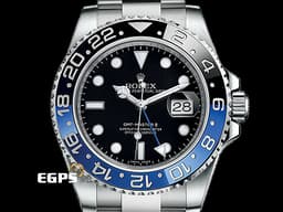 LEX 勞力士 GMT-Master II 格林威治型 116710BLNR <font color=#4169e1>蝙蝠俠 Batman 藍黑框</font> GMT 兩地時區 116710 BLNR 陶瓷圈 <font color=#FF0000>2017年保卡</font> 自動上鍊 40mm