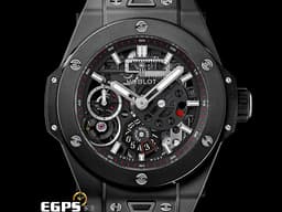 HUBLOT 宇舶 Big Bang 大爆炸 MECA-10 Black Magic 45 <font color="#5c5c5c">黑色魔力&nbsp;黑陶瓷</font>&nbsp;414.CI.1123.RX <font color="#fa00fa">十日鍊&nbsp;特殊三方動能顯示</font> 鏤空面盤 <font color="#FF0000">2023年電子保單</font>&nbsp;手上鍊 45mm