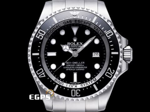 ROLEX 勞力士 DEEPSEA 海使者 116660 深潛3900米 不鏽鋼材質  水鬼王 黑水鬼 Cerachrom黑色陶瓷單向旋轉錶圈  停產款 潛水錶 自動上鍊 44mm