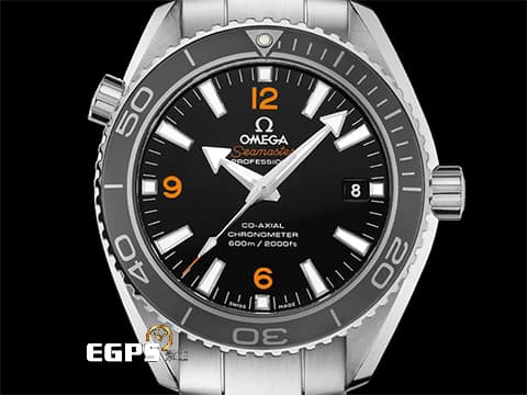 OMEGA 歐米茄 Seamaster Co-Axial Planet Ocean 600 海馬 23230422101003 不鏽鋼材質&nbsp;黑色單向旋轉陶瓷錶圈 同軸擒縱 排氦氣閥 潛水錶 自動上鍊 42mm