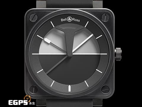 Bell &amp; Ross 柏萊士 Instruments系列 Horizon BR01-92-SHO 水平儀 姿態儀 PVD不鏽鋼材質 全球限量999只 飛行錶 自動上鍊 46mm