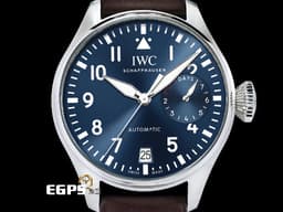 IWC 萬國 Big Pilot`s 7 Days Le Petit Prince 大飛行員 七日鏈 IW501002 <font color=#FF0000>2024年保單</font> 聖艾修伯里 <font color=#0000E3>小王子特別版 藍色面盤</font> 飛行錶 自動上鏈 46mm