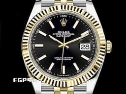 ROLEX 勞力士 DateJust 126333 經典 蠔式日誌型 DJ41 經典三角坑紋錶圈 <font color=#FF0000>2024年新式綠卡 紀念型（JUBILEE）五株錶帶</font> 自動上鍊 41mm