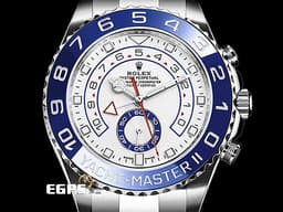 ROLEX 勞力士 Yacht-Master II 遊艇名仕 116680 <font color="#FF0000">絕版增值中~ 停產~~~ 2023年保單 新式保卡  新款賓士指針 </font> <font color="#869edd"> 藍色陶瓷錶圈 </font> 帆船倒數計時 不鏽鋼錶款 陶瓷框  44mm