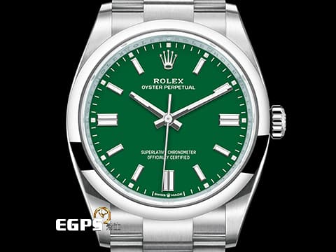 ROLEX 勞力士 Oyster Perpetual 36 經典 蠔式恆動型 126000
綠色面盤 OP36 不鏽鋼 2024年保單 自動上鍊 36mm