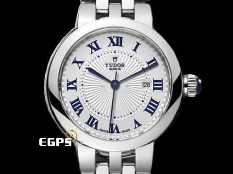 TUDOR 帝舵 M35500-0001 CLAIR DE ROSE 不鏽鋼材質 白色面盤 羅馬數字時標&nbsp;2026年保卡&nbsp;自動上鍊 30mm