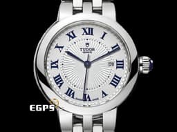 TUDOR 帝舵 M35500-0001 CLAIR DE ROSE 不鏽鋼材質 <font color="#fffcf0">白色面盤 羅馬數字時標</font>&nbsp;<font color="#FF0000">2026年保卡</font>&nbsp;自動上鍊 30mm