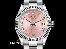 ROLEX 勞力士 DATEJUST LADY 278274 蠔式日誌型 <font color="#fbdaed">羅馬數字 粉紅色面盤</font>&nbsp;<font color="#FF0000">2021年保卡</font>&nbsp;<font color="#FFFF00"></font>自動上鏈 31mm