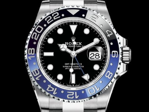 ROLEX 勞力士 GMT-Master II 格林威治型 126710 BLNR 蝙蝠俠 Batman 藍黑圈 126710BLNR 兩地時間 2021年保卡 蠔式（Oyster）三節錶帶 自動上鍊 40mm