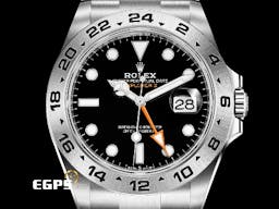 ROLEX 勞力士 EXPLORER II 蠔式 探險家2型 226570 GMT <font color=#FF8000>橘色兩地時間指針</font> 不鏽鋼 <font color=#FF0000>新款3285機芯 2024年保卡</font> 自動上鍊 42mm