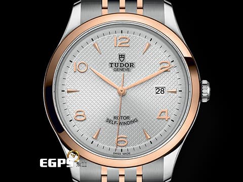 TUDOR 帝舵 1926系列 91651 周杰倫代言款 玫瑰金 半金款 銀白色網格面盤 經典 大三針&nbsp;2025年新式保卡 自動上鍊 41mm