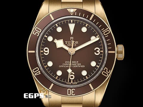 TUDOR 帝舵 Black Bay 58 Bronze 碧灣 Fifty-Eight 79012M-0001 BB58 青銅錶殼、錶帶 雪花針 水鬼 79012 M 自製機芯搭配最新快速調節「T-fit」折疊扣 2022年保單 潛水錶 自動腕錶 39mm