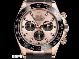 ROLEX 勞力士 DAYTONA 迪通拿 116515 LN 陶瓷圈 116515LN 玫瑰金材質 <font color="#FFBB77">玫瑰金熊貓面盤</font> <font color="#FF0000"> 2018年保卡</font> 自動上鍊 40mm