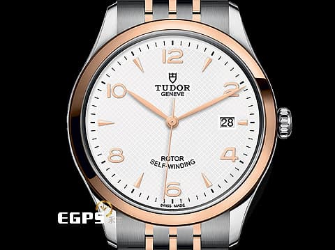 TUDOR 帝舵 1926系列 91551 半金款 玫瑰金 大三針 白色浮雕面盤 周杰倫代言款 2025年保卡 自動上鍊 39mm