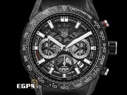 TAG HEUER 豪雅 Carrera Chronograph 卡萊拉 系列 CBG2A91.FT6173 計時碼表 <font color="#05f0f0">鏤空面盤 碳纖維 鍛造碳材質</font> <font color="#FF0000">2023年保卡 台灣公司貨</font>&nbsp;自動上鍊 45mm